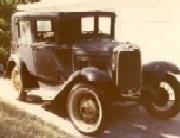 This is a photo of the curator's 1930 Model A Ford taken shortly after bringing it home to Austin from Baytown, Texas.