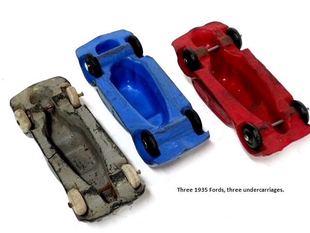 This photo shows the underside of the sedans and coupes.