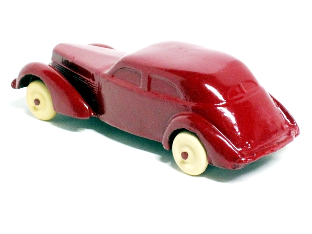 Right front quarter view of the Auburn rubber Cord.