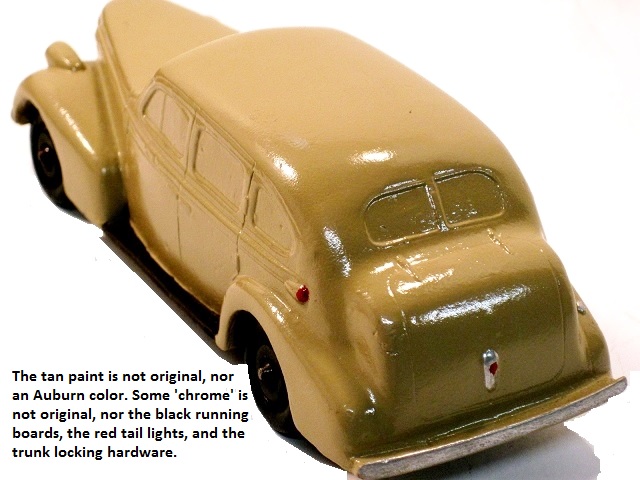 Here one sees the '38 Oldsmobile from the left rear quarter.