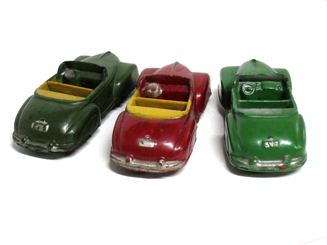 The trio of '46 Lincolns seen from the rear.