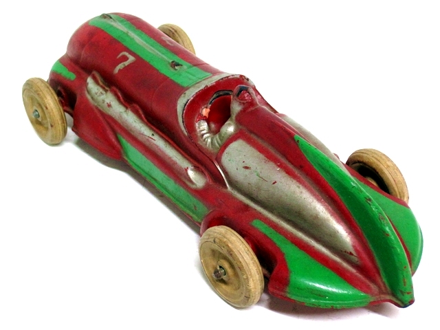 Rear quarter view of the same car.