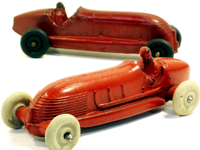 The same racers in a more dynamic arrangement.