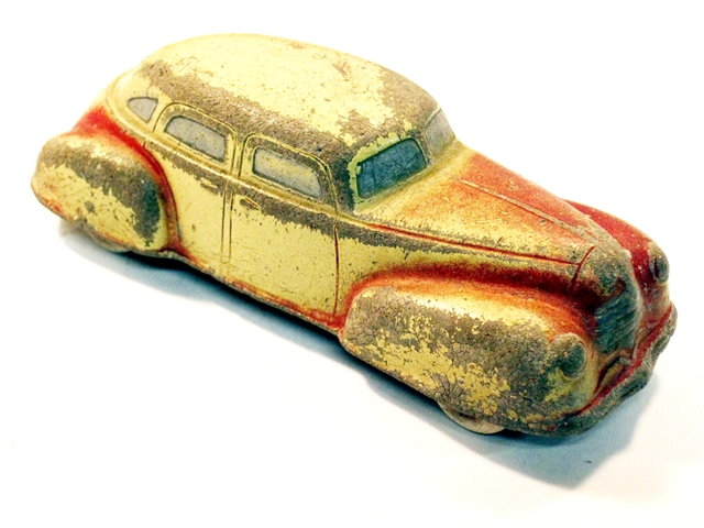 A 1940 Dodge with a paint disaster.