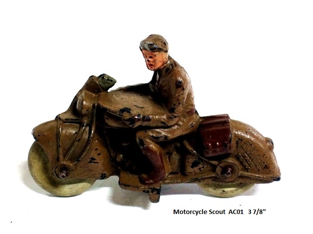 This is a view of the scout from his right side.